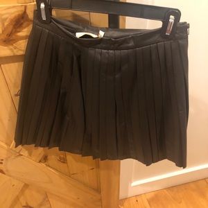 Candela Leather skirt